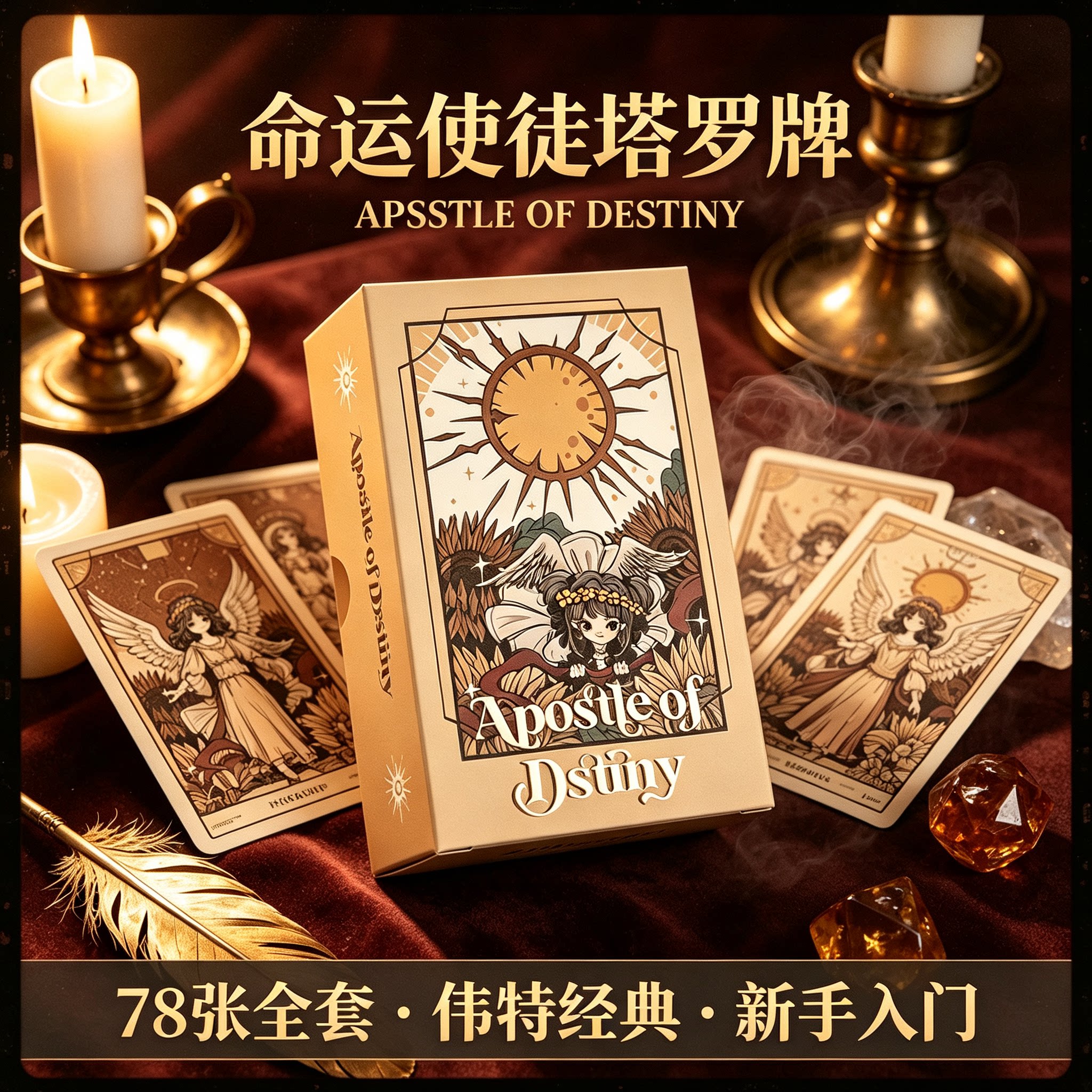 命运使徒塔罗牌正版原装初学者图片