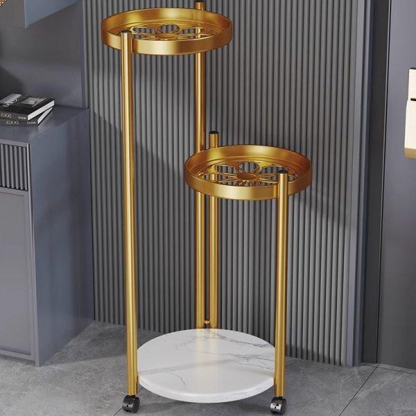 客厅落地式绿萝摆放架花架子2024新款轻奢级感托架阳台花盆架子,收纳整理,阳台置物架,淘宝优惠券,粉丝福利购,淘宝优惠卷