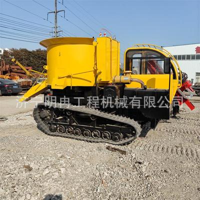 平口水泥搅拌罐车 全地形自上料混凝土搅拌罐车 桩基浇筑专用车
