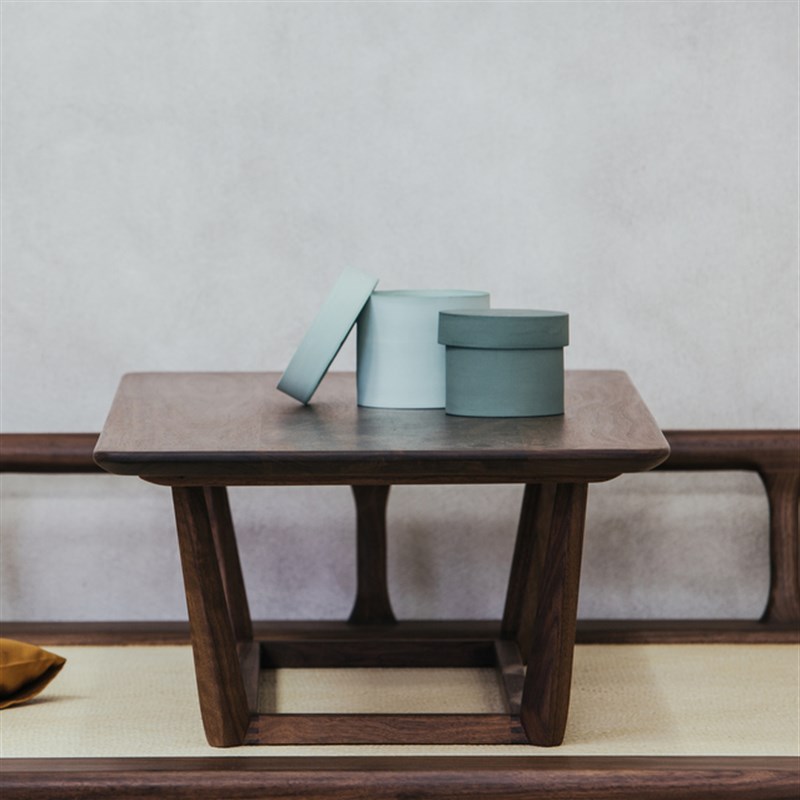 梵几罗汉床炕几(壹柒版) 简约风榻榻米茶桌飘窗桌实木小茶几