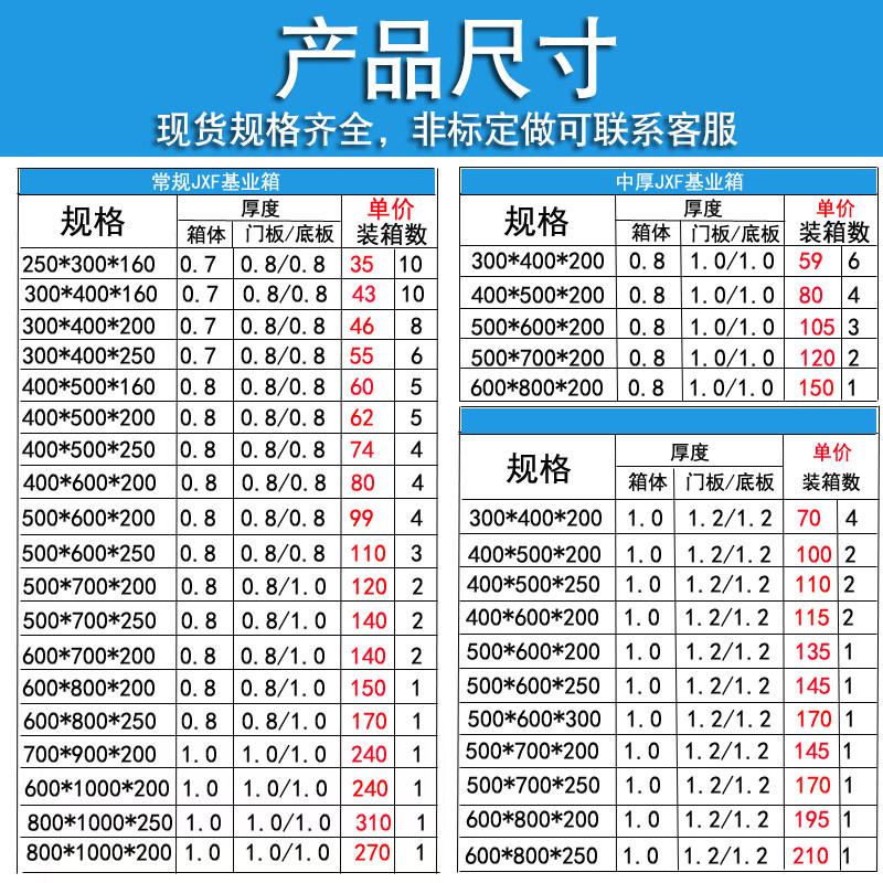 配电箱控制柜动力箱电源箱配电柜电控箱基业箱500*600*200电表箱