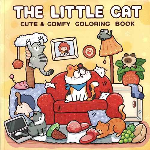 涂鸦涂色本着色书缓解焦虑涂色本