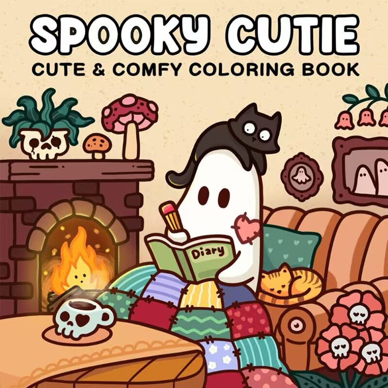 SPOOKYCUTIE恐怖可爱解压涂色本