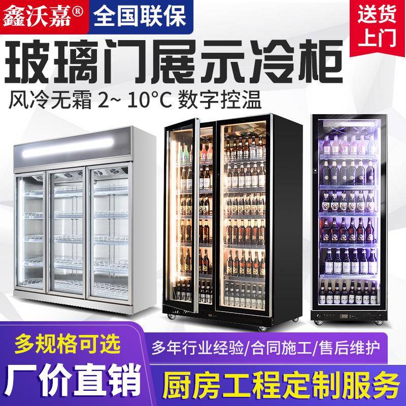 啤酒饮料柜酒水展示柜冷藏保鲜柜冰柜商用冷柜网红酒吧冰箱