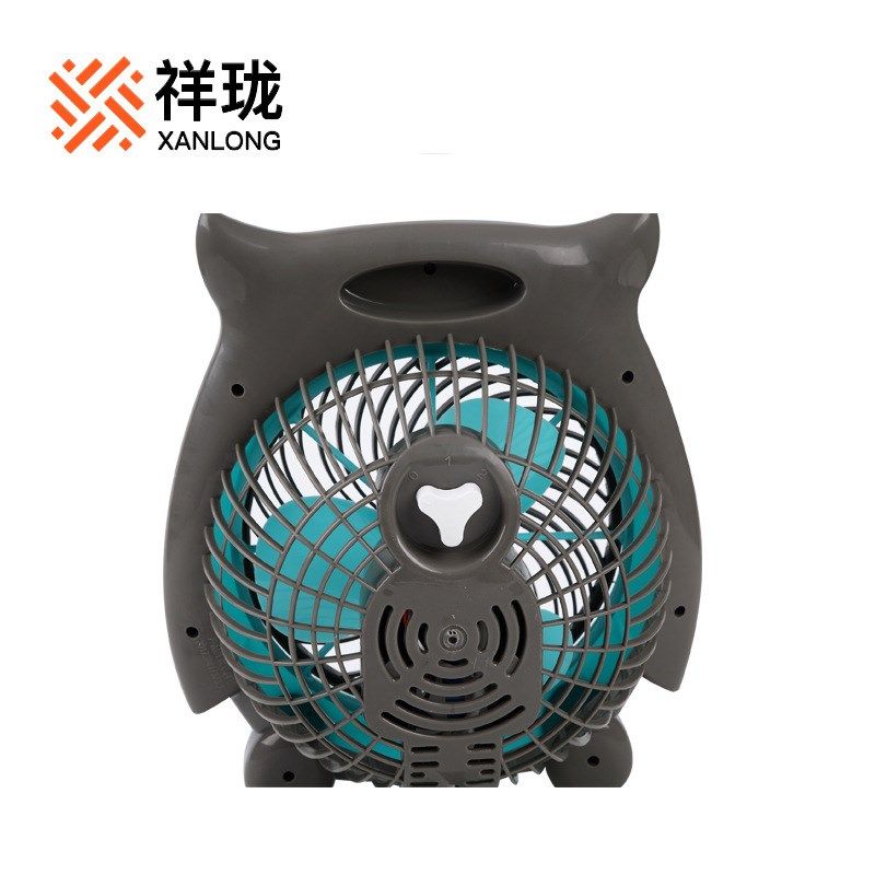 迷你风扇学生宿舍卡通猫头鹰小风扇办公室桌面台扇家用电风扇电扇