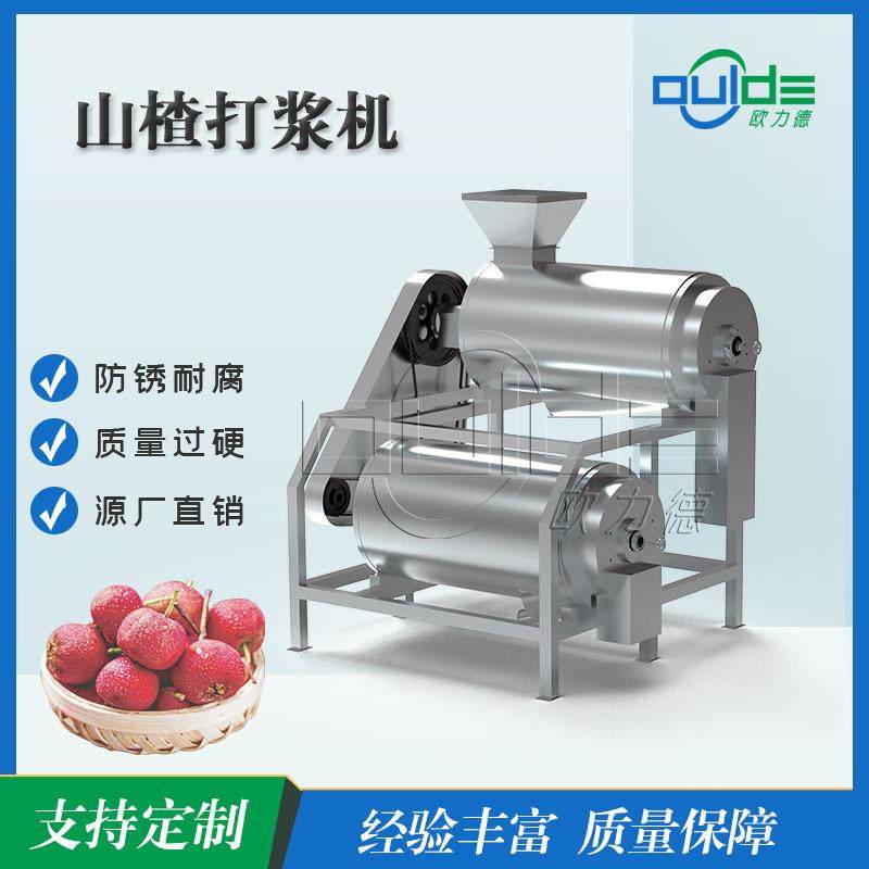 工厂直供MDJ2系列不锈钢工业去籽去核出浆快双道山楂打浆机