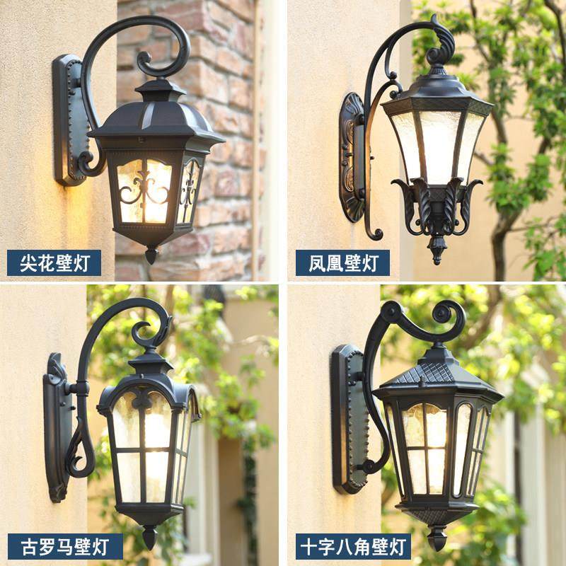 户外壁灯防水庭院灯欧式彷古室外走廊过道墙壁灯别墅阳台外墙灯具