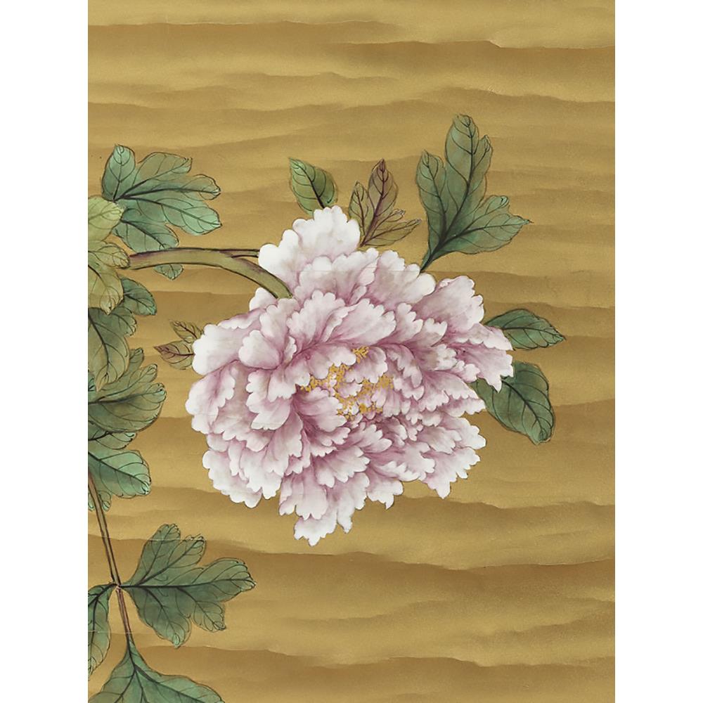 蒋廷锡画牡丹图传统工笔花鸟画临摹范本中式装饰画艺术绢布画心