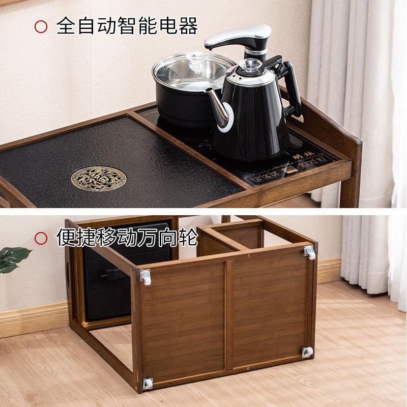 茶几小桌子可移动茶车家用茶水柜多功能上水一体茶盘现代简约茶具