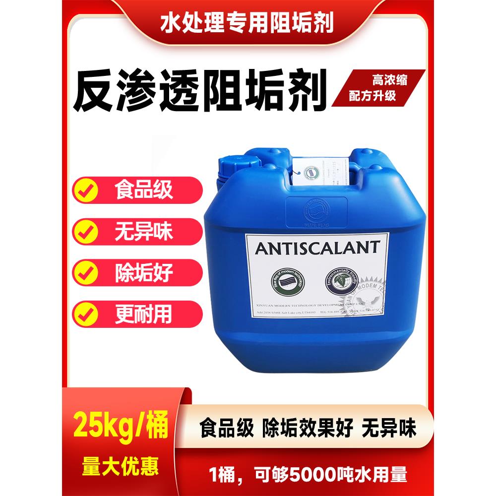 蓝旗反渗透阻垢剂食品级BFP锅炉纯净水设备RO膜循环清洗缓蚀除垢
