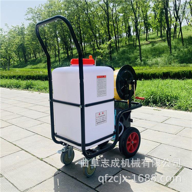60升60升推棚车式雾器蔬菜大杀虫拉管式打喷机手式电动喷推机