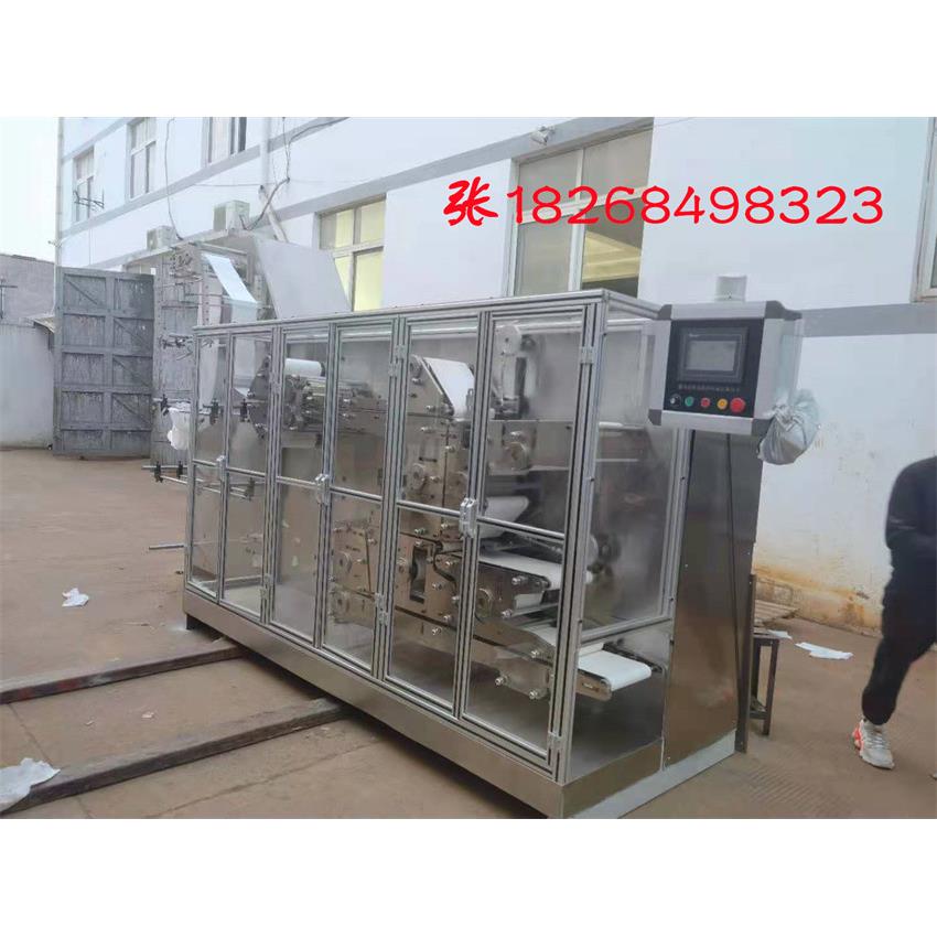 新产品一次性四件套制袋机酒店床单被罩自动化折叠机