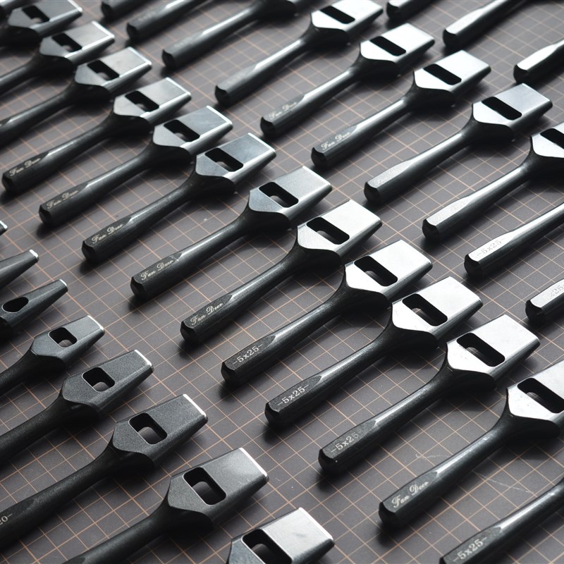 迷鹿仓单支扁冲 手工皮具专用打孔扁冲一字冲 皮带冲扁冲 预定!