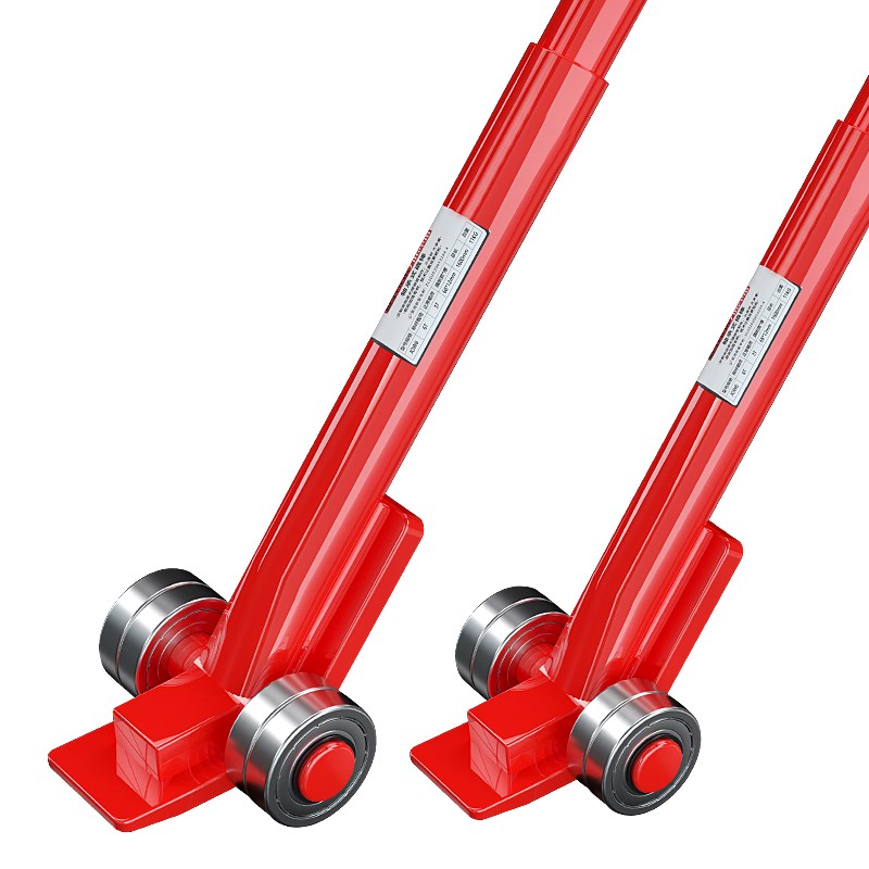 轴承撬棒起重工具撬杠重型带轮子轴承滑轮3吨5吨撬棍搬运省力设备