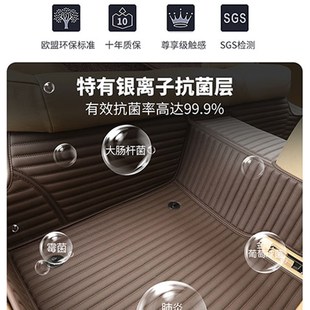地毯纳帕皮丝圈脚垫冰莓粉内饰改装 全包围汽车脚垫专用定制24新款