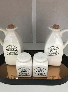 北风样板橱展厅厨房柜调料罐房研磨器创意软欧EBZ装饰品道具组合