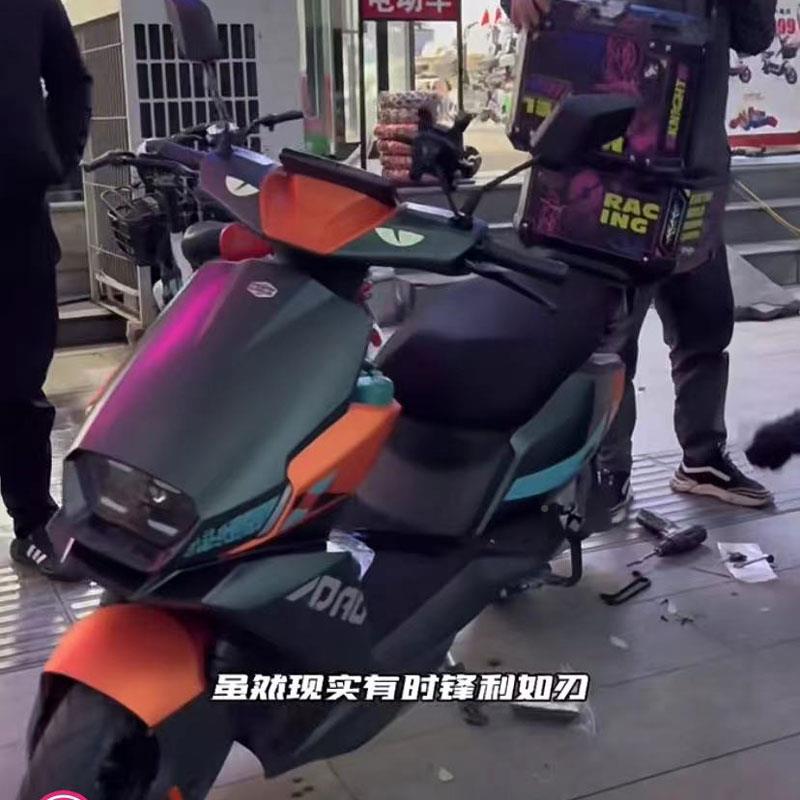 小刀蜂侠电动车后尾架X1XD1000DTD000DT-青62电瓶架车货加装后备