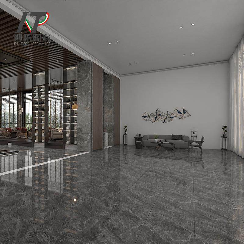 佛山瓷砖现代客厅餐厅地砖墙砖无限连纹通体大理石瓷砖600X120