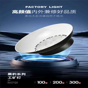 广东华朗登 黑豹系列工矿灯 大功率防漏电工业吊灯高寿命超亮