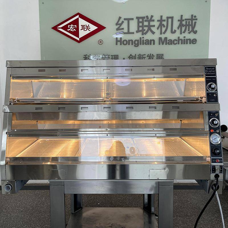 工厂直销台式加热保温柜商用双层熟食展示陈列柜汉堡保温炸鸡蛋挞