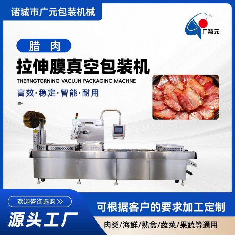 鸡翅尖真空包装机 麻辣鸡肉鸡腿封口机 腊肉腊鱼拉伸膜真空包装机