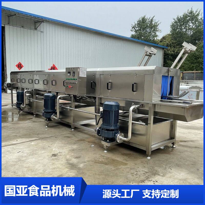 高压喷淋海鲜筐清洗机 鸡蛋周转筐清洗设备 超市果蔬筐洗箱洗筐机