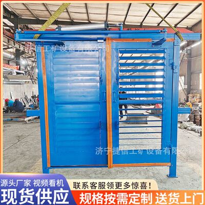 矿用百叶窗无压风门防水防火平衡风压门 双向隔风 井下减压风门