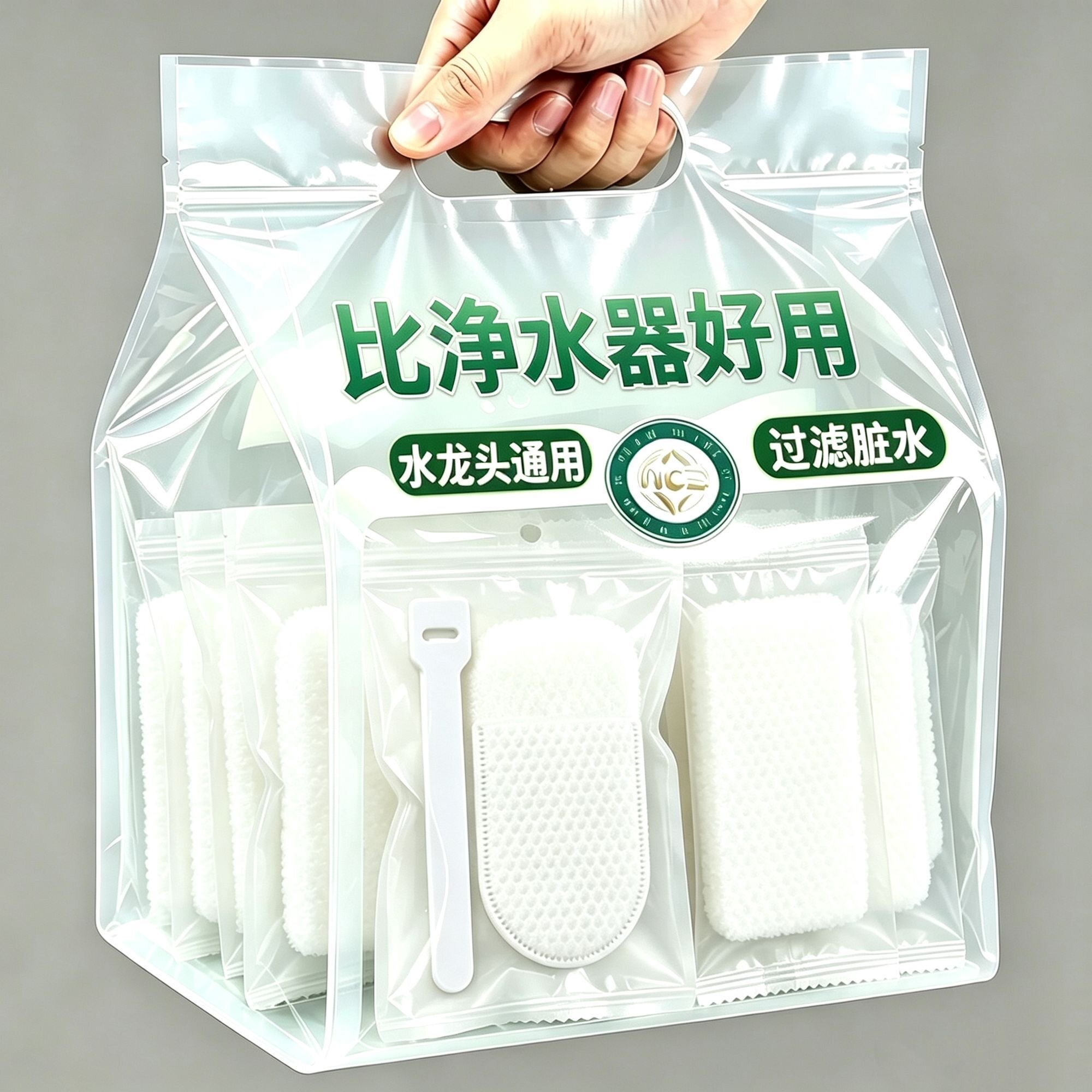 水龙头过滤棉净水防溅泥沙铁锈水垢杂质加厚通用自来水新款过滤器