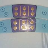 韩国轮胎平衡机原装 配件B501按钮面板触摸开关显示板七针