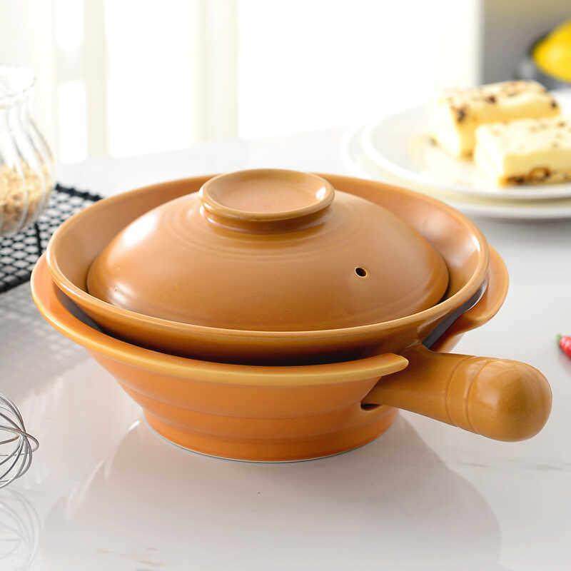 鱼翅煲小砂锅带手柄陶瓷明火耐高温面锅把手砂锅商用单人煲带底座,厨房/烹饪用具,砂锅/石锅,淘宝优惠券,粉丝福利购,淘宝优惠卷