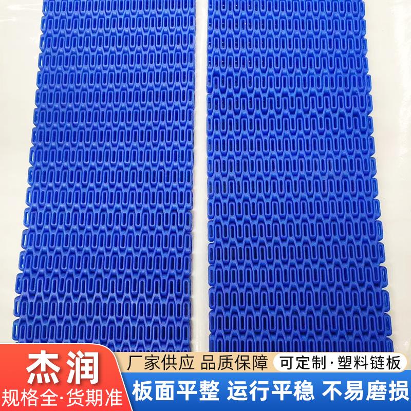 塑钢链板输送带 膨化食品PVC链条式网带收缩包装PP传输机网链定做