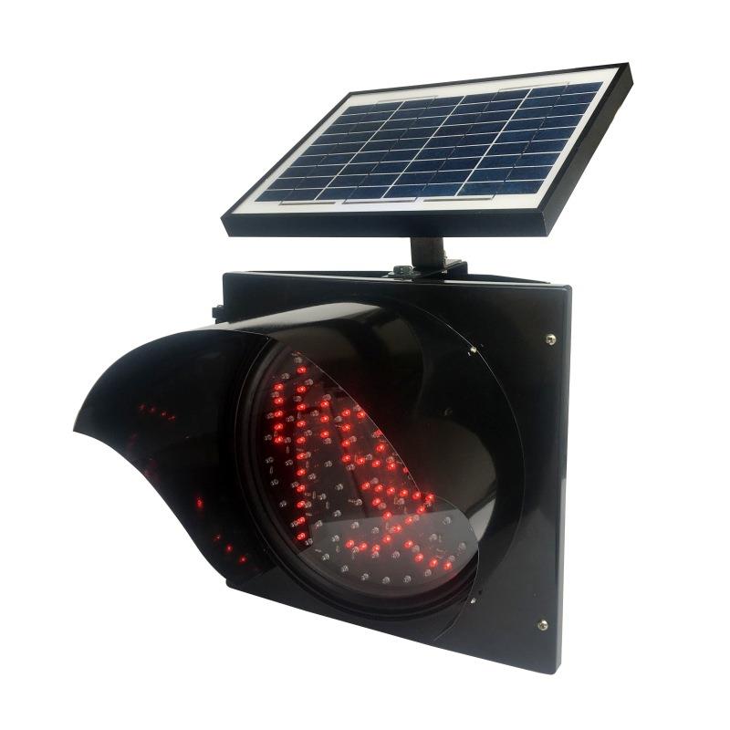 太阳能红慢灯LED频闪警示灯 道路施工爆闪灯灯 交通信号灯黄闪灯