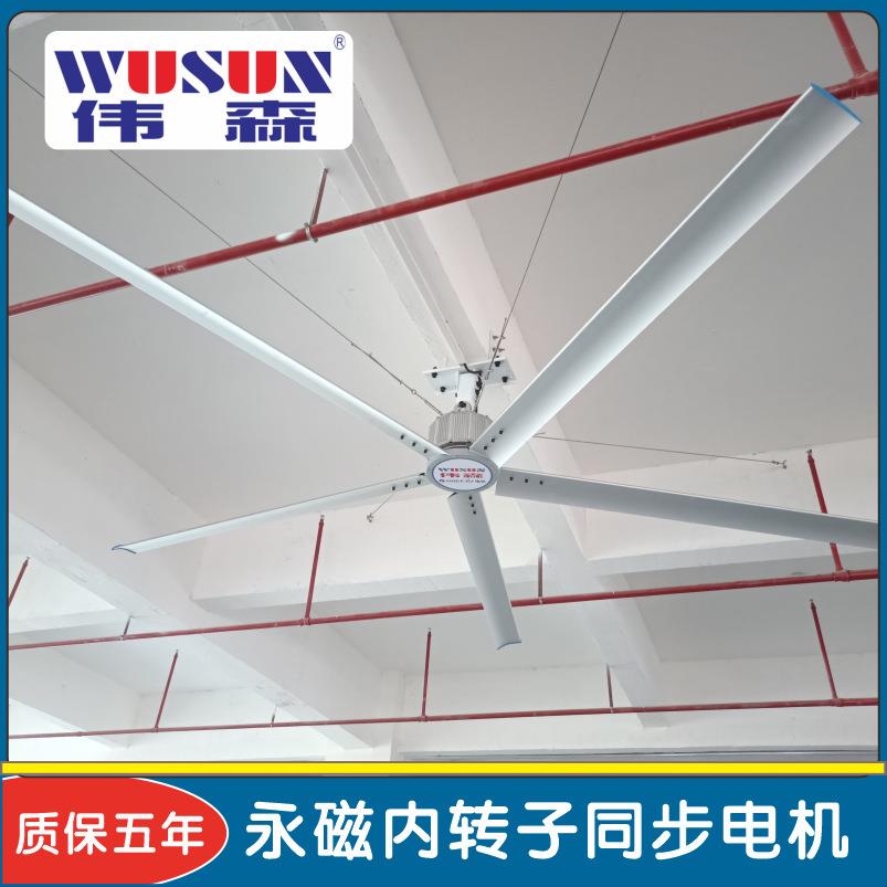 厂家直供大型工业大吊扇厂房车间大风扇通风降温节能设备