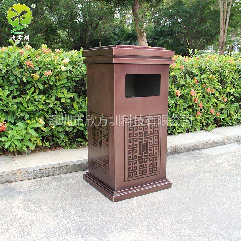 室内写字楼新楼盘电梯口电镀方形不锈钢垃圾桶抛槽蚀刻金属果皮箱,基础建材,不锈钢垃圾桶,淘宝优惠券,粉丝福利购,淘宝优惠卷