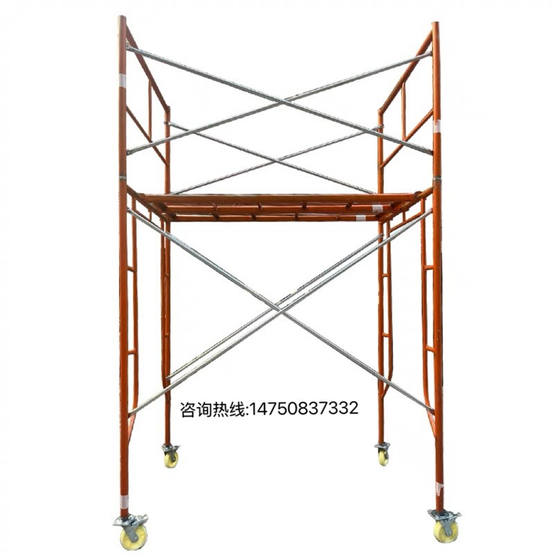 广东传统脚手架门字架龙门架建筑工地广告安装活动架