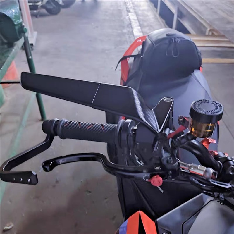 适用春风NK150 NK250 NK400 NK650 CF800改装定风翼后视镜 反光镜