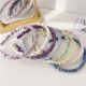 初恋白 百搭褶皱缎面发箍甜美气质发卡外出发带发饰女头饰 葡萄紫