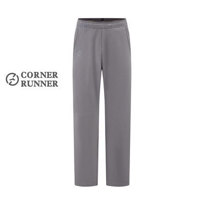CornerRunner加绒软壳裤女三防抓绒户外徒步男士运动跑步保暖长裤