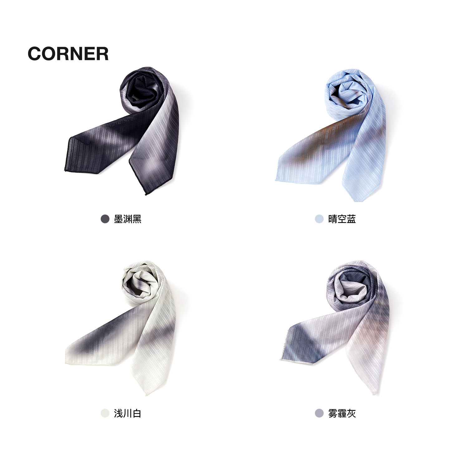 CornerRunner弹力梯格跑步运动搭配多用途速干透气头巾/方巾/围脖图片