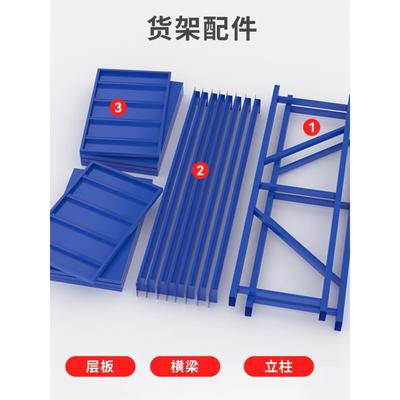 货架配件仓储仓库置物架多层家用重型铁架子储物藏超市快递货物架
