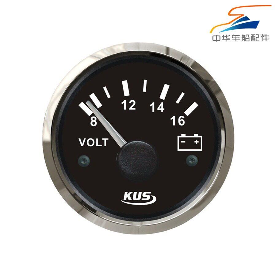 KUS船用游艇快艇 汽车房车机械 卡车 房车电压表电池表12/24V