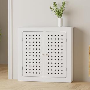 分水器遮挡柜地暖分水器遮挡装饰罩双门暖气片遮挡罩暖气管道遮挡