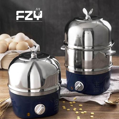 德国FZY304不锈钢蒸蛋器定时自动断电新款家用多功能煮鸡蛋煮蛋器