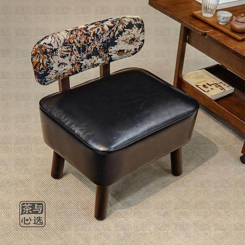 小凳子矮凳儿童靠背椅实木软包家用写字茶几板凳小椅子门口换鞋凳,住宅家具,矮凳,淘宝优惠券,粉丝福利购,淘宝优惠卷