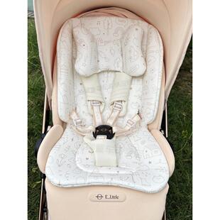 Dearmom罗马假日婴儿车坐垫四季通用逸乐途emu婴儿车坐垫通用配件