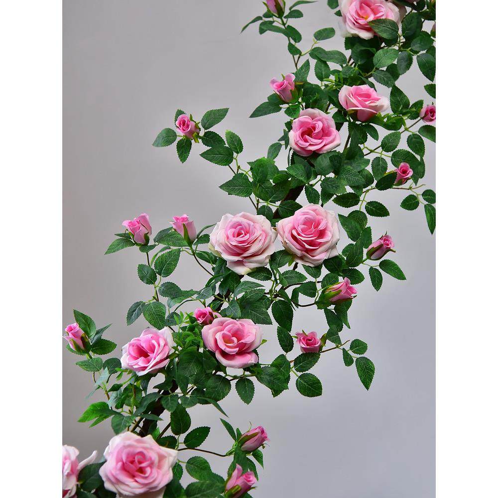 仿真玫瑰花藤花墙假花装饰花藤条塑料花藤蔓植物空调管道遮挡造景,鲜花速递/花卉仿真/绿植园艺,仿真花,淘宝优惠券,粉丝福利购,淘宝优惠卷