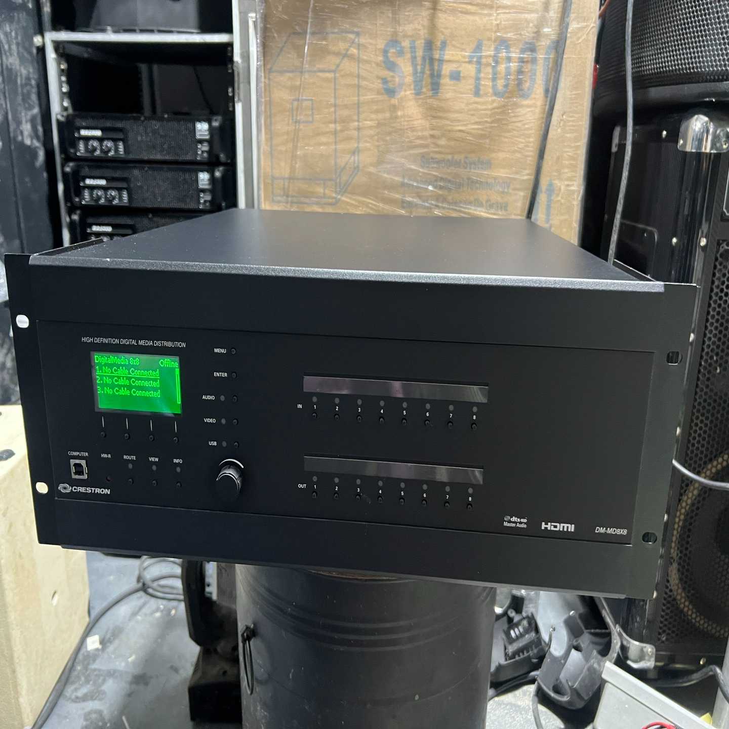 crestron/快思聪DM-MD 8X8 支持4K，带卡【鑫鑫商铺】