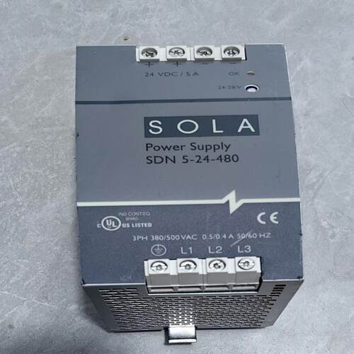 (议价)SOLA电源SDN5-24-480 24VDC，5A