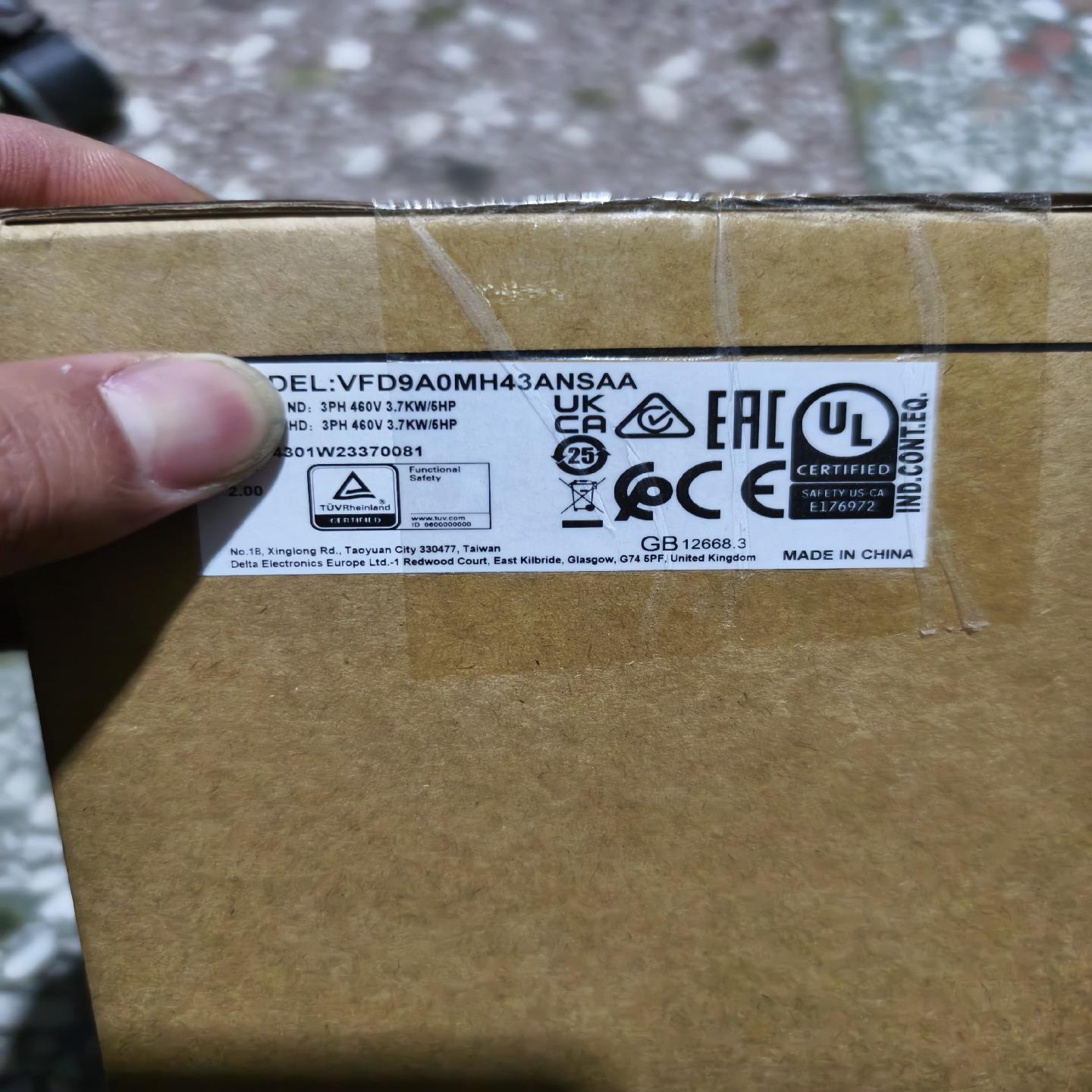 台达变频器VFD9A0MH43ANSAA，未开封~询价