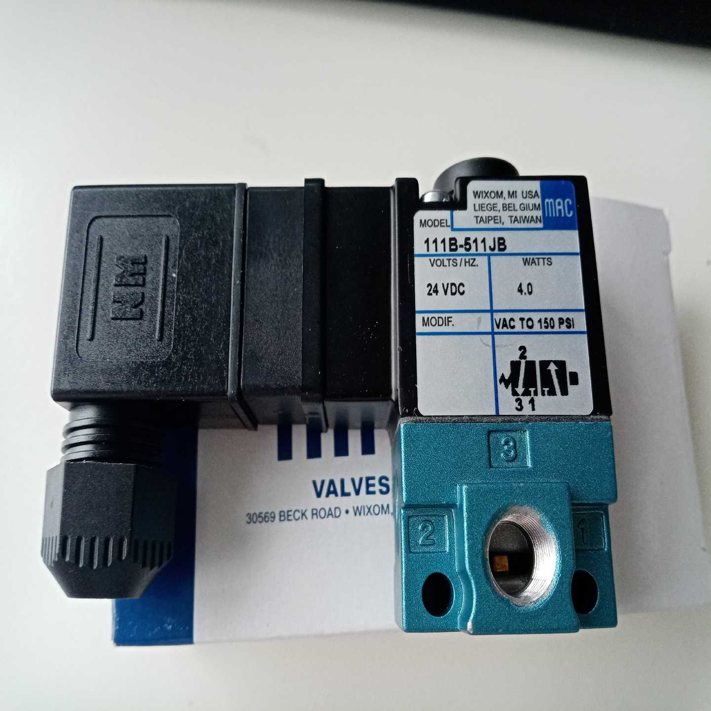 MAC电磁阀111B-511JB，现询价